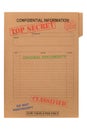 Top Secret Confidential file Royalty Free Stock Photo