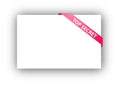 Top secret corner ribbon Royalty Free Stock Photo