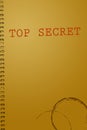 Top secret document cover