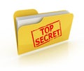 Top secret folder icon Royalty Free Stock Photo