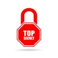 Top secret icon Royalty Free Stock Photo