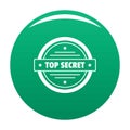 Top secret logo, simple style. Royalty Free Stock Photo