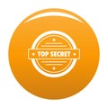 Top secret logo, simple style. Royalty Free Stock Photo