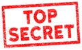 Top Secret Red Rubber Stamp Royalty Free Stock Photo