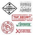 Top secret and other stamps