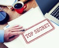 Top Secret Privacy Confidential Classified Stamp Concept Royalty Free Stock Photo