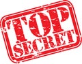 Top secret rubber stamp Royalty Free Stock Photo