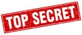 top secret stamp Royalty Free Stock Photo