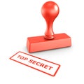 Top secret stamp Royalty Free Stock Photo