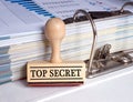 Top secret stamp Royalty Free Stock Photo