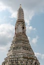 Top section of Main Spire of Temple of Dawn, Bangkok Thailand