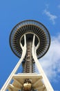 Seattle Space Needle with Elevator Royalty Free Stock Photo