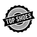 Top Shoes rubber stamp