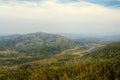 Top shot of Lebed river