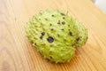 Top and Side View of Soursop Fruit