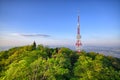 The top of Sleza mountain, Poland Royalty Free Stock Photo