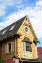 Top of small brick two-storied house