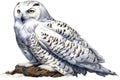 Top 20 Snowy owl action, Watercolor predator animals wildlife.