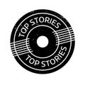 Top Stories rubber stamp