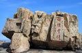 Top of the taishan mountain