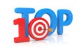 TOP TEN - accurate shot Royalty Free Stock Photo