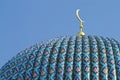 Top of tiled dome Royalty Free Stock Photo