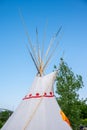 Top of a Tipi tepee at Canada Day celebrations