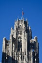 Top of the Tribune Tower Royalty Free Stock Photo