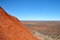 Uluru/Ayers Rock edge during climb