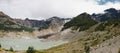 Top of the ventisquero negro black glacier