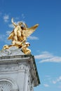 Top of Victoria Memorial, London, england Royalty Free Stock Photo