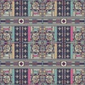 Top view of abstract city and airport. Seampless pattern.