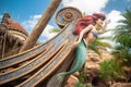 Top view of Ariel statue in Magic KIngdom 139