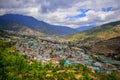 Top view around Thimphu city , Bhutan