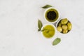 top view assortment olives. High quality beautiful photo concept