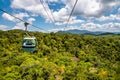 Top view of Australian rainforest in Kuranda