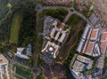 top view beautiful architecture of Tengku Ampuan Jemaah mosque Royalty Free Stock Photo