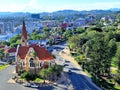 Top view of the beautiful Christ Church, Windhoek, Namibia Royalty Free Stock Photo