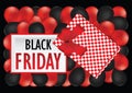 Top view of Black Friday sale design Royalty Free Stock Photo