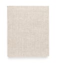 Top view of blank hardcover book with fabric cover light gray co