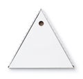 Blank triangle packaging pizza box Royalty Free Stock Photo