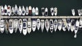 Top view of boats in Procida, Italy, the most popular tourist attractions on the beach. Action. Yacht parking, yacht and Royalty Free Stock Photo