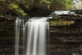 Top View of Bozenkill Preserve Falls Royalty Free Stock Photo