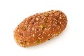 Top view bread with sesame and melon seed