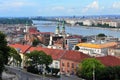 Top view of Budapest skyline Royalty Free Stock Photo