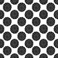 Top view cactus pattern seamless vector