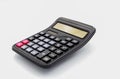 Top view calculator digital black isolated white background Royalty Free Stock Photo