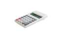 Top view of calculator isolated on a white background. Royalty Free Stock Photo