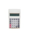 Top view of calculator isolated on a white background. Royalty Free Stock Photo