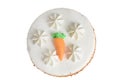 Top view carrot cake